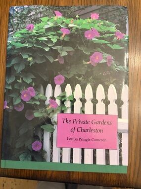 The Private Gardens of Charleston - Pink Floral. Gardening. Flowers. Cottage.